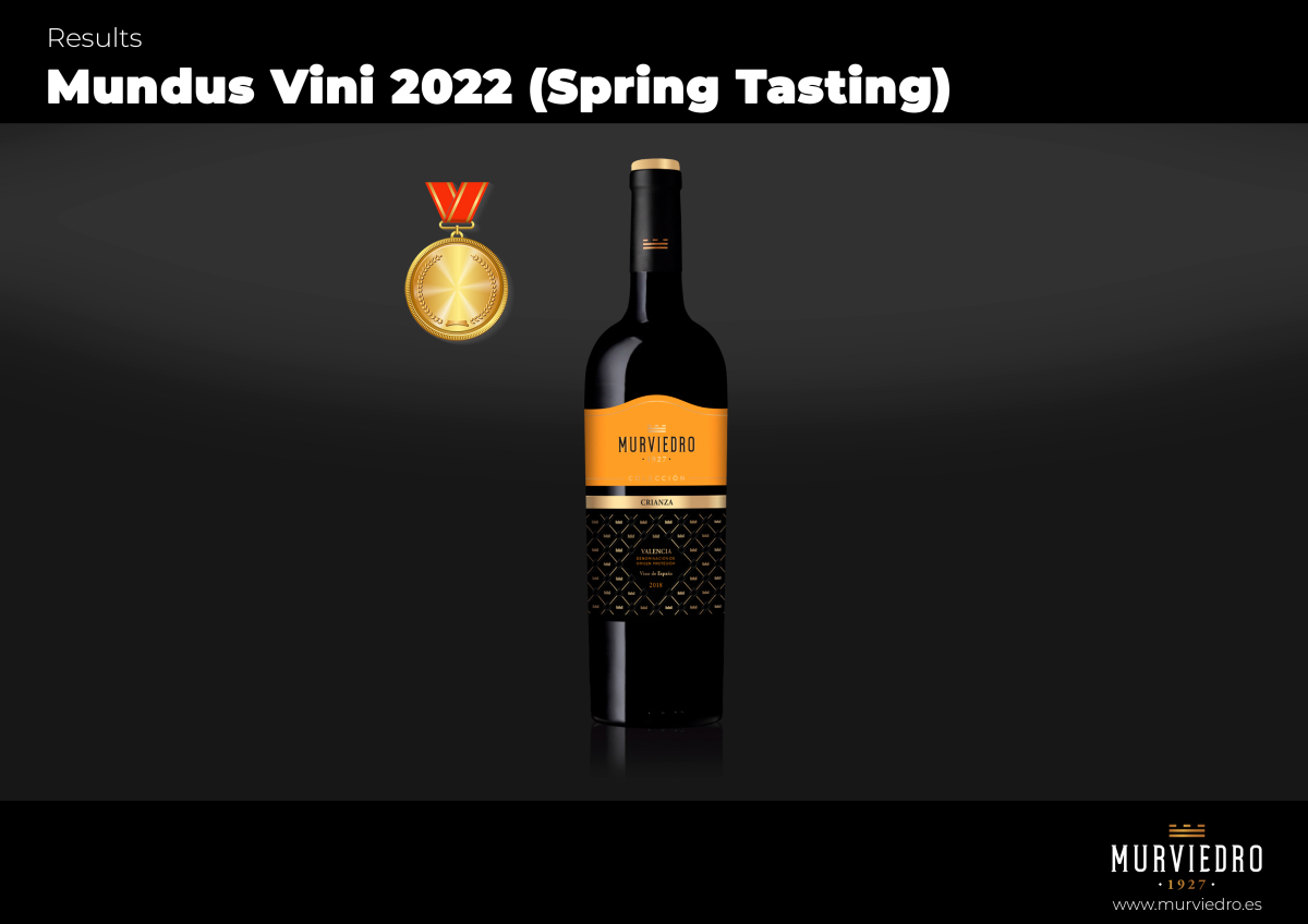 Murviedro Colección Crianza MEDALLA DE ORO en los Mundus Vini, así como el Arts de Luna Organic Brut Rosé que, además, es proclamado “Best of Show Cava Rosé”