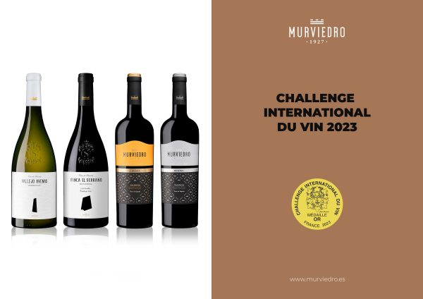 Murviedro vuelve a triunfar en Burdeos con cuatro Medallas de ORO del Challenge International Du Vin