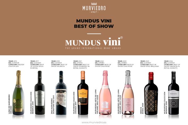 Bodegas Murviedro adds two more golds and a “Best of Show” to its historic list of awards in the Mundus Vini competition